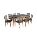 Ver imagem 2 de Conjunto Sala de Jantar Madeira Maciça 8 Cadeiras Kappesberg