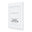 Ver imagem 1 de Interruptor Agl Wifi com 2 Teclas e Uma Tomada