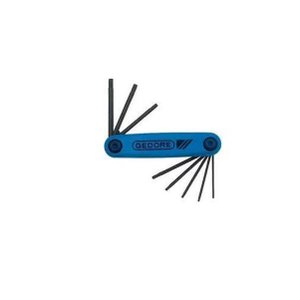 Jogo de Chave Torx C/8 Pcs T 06 a T 25 43txscl-8 Gedore