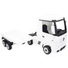 Mini Caminhão Elétrico Infantil 12v Mercedes Benz Actros com Carreta Controle Remoto Branco Brinqway - 5
