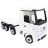 Mini Caminhão Elétrico Infantil 12v Mercedes Benz Actros com Carreta Controle Remoto Branco Brinqway - 2