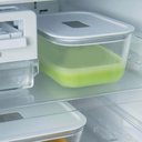 Ver imagem 4 de Jogo 8 Potes de Vidro Herméticos 1,2l Branco para Freezer Forno Fresh Lock ou