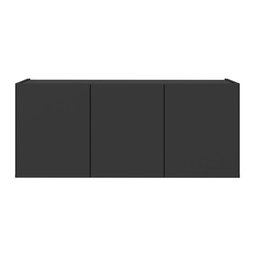 Rack para Tv até 32 Polegadas com 3 Portas Suspenso Multimóveis Mp1066 Preto - 5