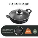 Ver imagem 4 de Travessa Estilo Redonda Ferro Tampa Vidro Panelamineira 14cm