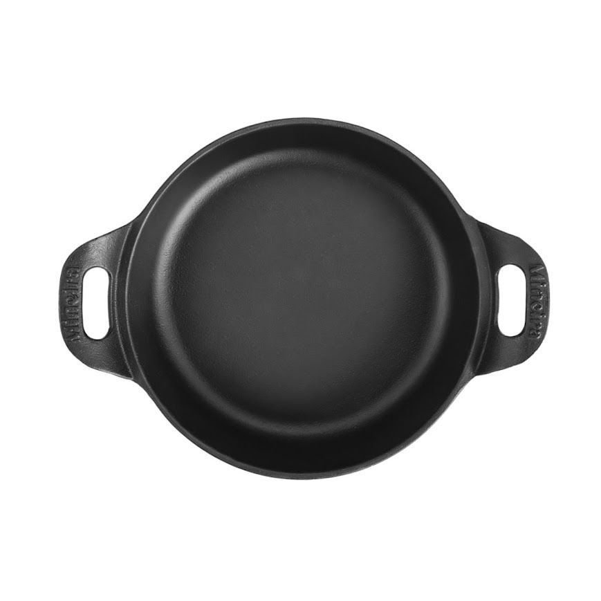 Travessa Estilo Redonda Ferro Tampa Vidro Panelamineira 14cm - 7