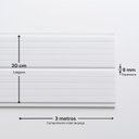 Ver imagem 2 de Kit com 72m² de Forro de Pvc Duplo Frisado 8mm X 20cm X 3m Belplast