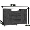 Ver imagem 3 de Cômoda 3 Gavetas 1 Porta Munique Branco