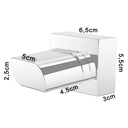 Ver imagem 4 de Acabamento para Registro Base Padrão Deca Quadrado Gota até 1'' Pol Pressão Gaveta Geral Cromado