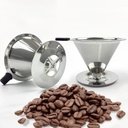 Ver imagem 2 de Coador de Café Pour Over Aço Inox - Não Precisa de Filtro