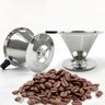 Coador de Café Pour Over Aço Inox - Não Precisa de Filtro - 2