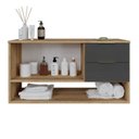 Ver imagem 4 de Gabiente para Banheiro Suspenso 1 Porta 2 Gavetas