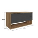 Ver imagem 3 de Gabinete de Banheiro Suspenso 90 cm BA307 sem Cuba Artemis Yescasa