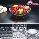 Ver imagem 2 de Tigela Centro de Mesa Fruteira Vidro Bubble Transparente 28,5cm 2,6l em Casa Tem
