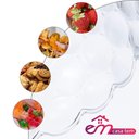 Ver imagem 5 de Tigela Centro de Mesa Fruteira Vidro Bubble Transparente 28,5cm 2,6l em Casa Tem
