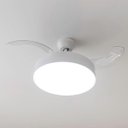 Ver imagem 7 de Ventilador Lampada de Teto Retratil Grande Lustre Led 3 em 1 Controle Ajustavel Quarto Casa Apartame