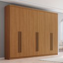 Ver mais imagens de Guarda-Roupa Casal 6 Portas e 3 Gavetas New Jade Marrom/Cinamomo