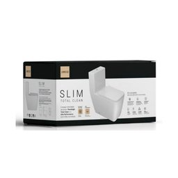 Kit Completo Bacia com Caixa Acoplada Slim Total Clean Branco - Deca Deca Loucas - 2