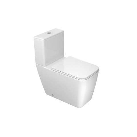 Kit Completo Bacia com Caixa Acoplada Slim Total Clean Branco - Deca Deca Loucas