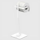 Ver imagem 2 de Porta Papel Higiênico de Chão Single Suporte Para Papel Oslo:Branco