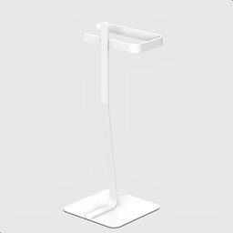 Porta Papel Higiênico de Chão Single Suporte Para Papel Oslo:Branco - 5