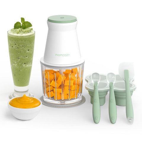 Momcozy Processador de Alimentos para Bebê 9 em 1 (300w, Verde)