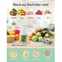Ver imagem 3 de Momcozy Processador de Alimentos para Bebê 9 em 1 (300w, Verde)