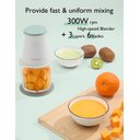 Ver imagem 2 de Momcozy Processador de Alimentos para Bebê 9 em 1 (300w, Verde)