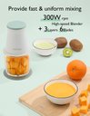 Ver imagem 2 de Momcozy Processador de Alimentos para Bebê 9 em 1 (300w, Verde)