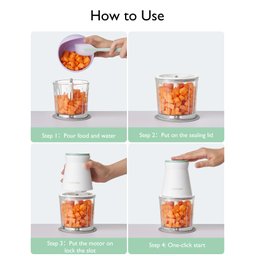 Momcozy Processador de Alimentos para Bebê 9 em 1 (300w, Verde) - 9