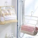 Ver imagem 5 de Protetor Organizador Bolsa Roupas Objetos Impermeável Cabide:preta