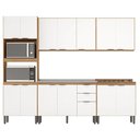 Ver imagem 1 de Cozinha Modulada Firenze FHR001 Amendola Touch Branco - Demóbile