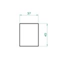 Ver imagem 2 de Vaso para plantas Grid Coluna 45x40 - FERRUGEM 017