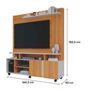 Ver imagem 5 de Estante Home Valência com 2 Portas e Painel para TV até 55 Polegadas Permóbili Nature/Off White