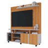 Estante Home Valência com 2 Portas e Painel para TV até 55 Polegadas Permóbili Nature/Off White - 1