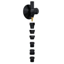 Adaptador Torneira Filtro de Agua Abs Preto Registro Blukit - 1