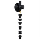 Ver imagem 1 de Adaptador Torneira Filtro de Agua Abs Preto Registro Blukit