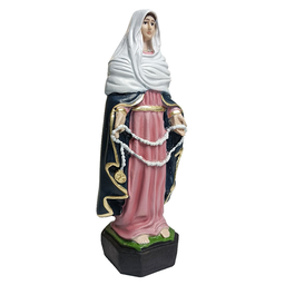 Imagem Nossa Senhora Das Lágrimas de Resina Nacional 20 Cm - 3