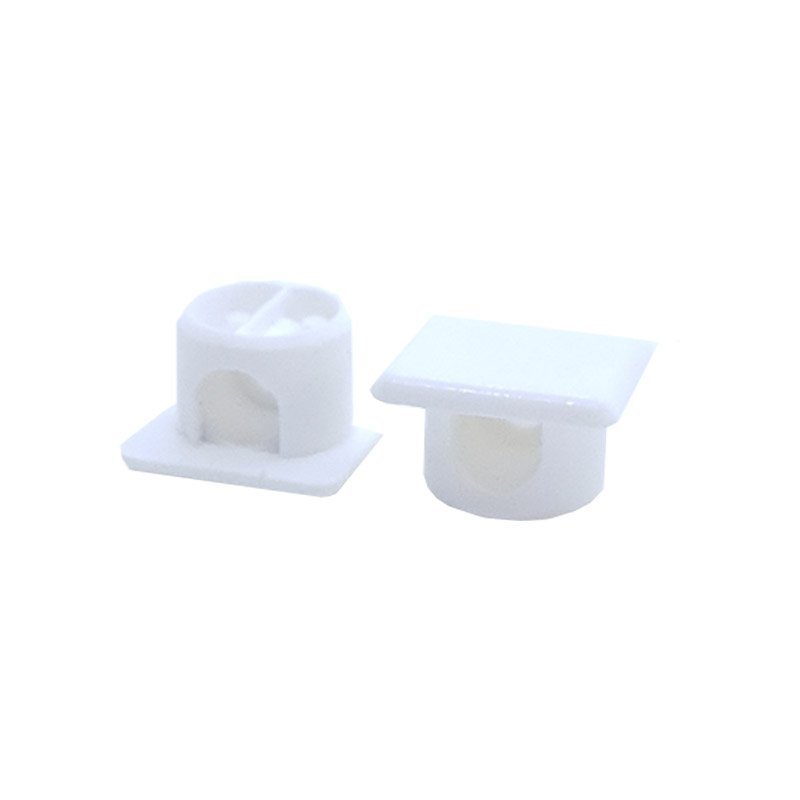 Suporte De Prateleira Invisível Plástico Branco (Kit Com 500)