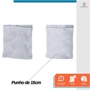 Ver imagem 3 de Kit 10 Pares Luva de Raspa em Couro Punho 15 Proteção Individual EPI Segurança do Trabalho Soldador 