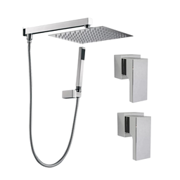 Chuveiro Ducha 20x20 a Gas C/ Desviador e Chuveirinho +2 Acb - 1