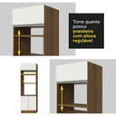 Ver imagem 5 de Armário de Cozinha Completa 270cm Rustic/Branco/Crema Jade Madesa 08