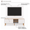Ver imagem 3 de Painel com Rack Funcional para TV Moscou 136cm Byhouse