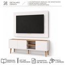 Ver imagem 4 de Painel com Rack Funcional para TV Moscou 136cm Byhouse