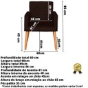Ver imagem 2 de Jogo Conforto 1 Namoradeira 2 Poltronas com 1 Puff Resistente para Sala de Estar Luxo Recepção