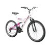 Bicicleta Track TK3 TB 200 Aro 26 Freio V-Brake com Suspensão - Branco/Rosa - 2