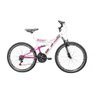 Bicicleta Track TK3 TB 200 Aro 26 Freio V-Brake com Suspensão - Branco/Rosa - 1