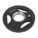 Ver imagem 1 de Anilha 1 Kg Musculação em Aço e Borracha Vulcanizada Lion