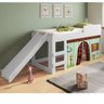 Cama Infantil Com Escorregador E Cortina Diversao Meu Fofinho  - 4