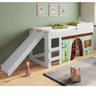 Cama Infantil Com Escorregador E Cortina Diversao Meu Fofinho  - 4