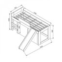 Ver imagem 3 de Cama Infantil Com Escorregador E Cortina Diversao Meu Fofinho 